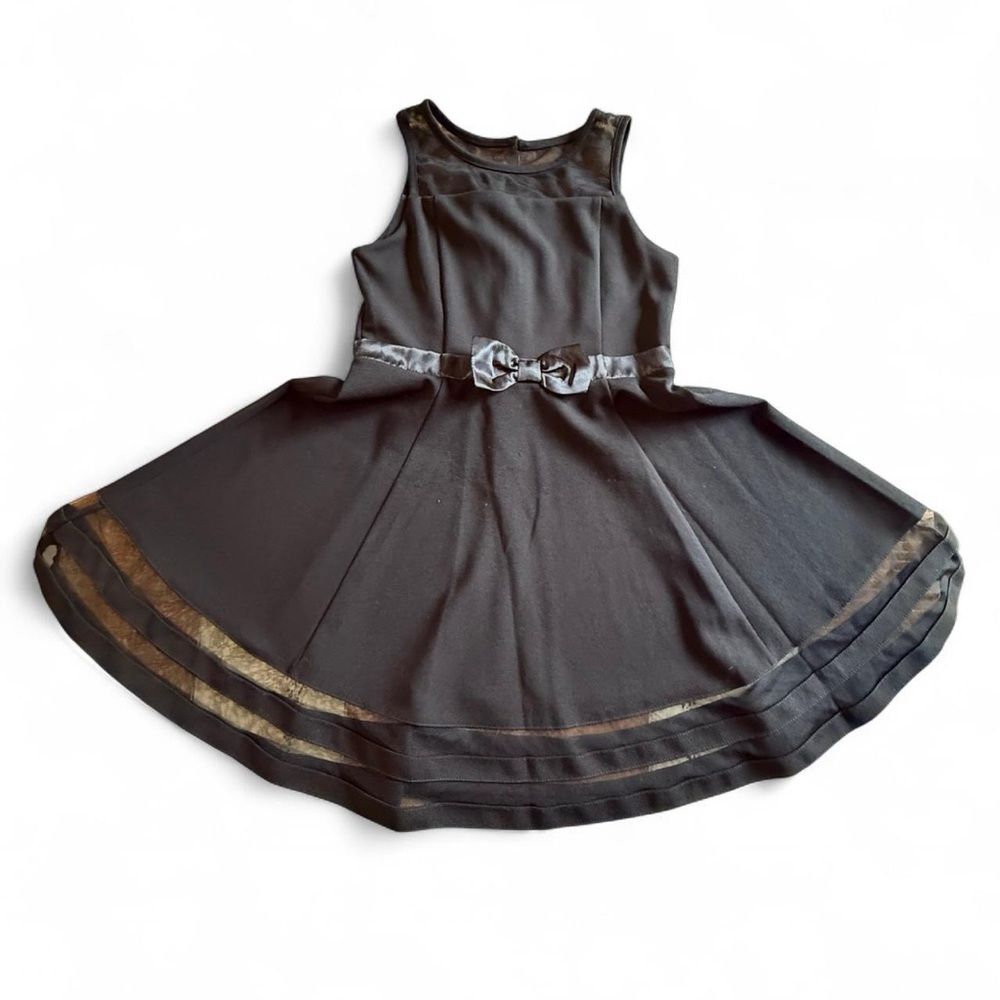 Girls Calvin Klein Black Sleeveless Dress
